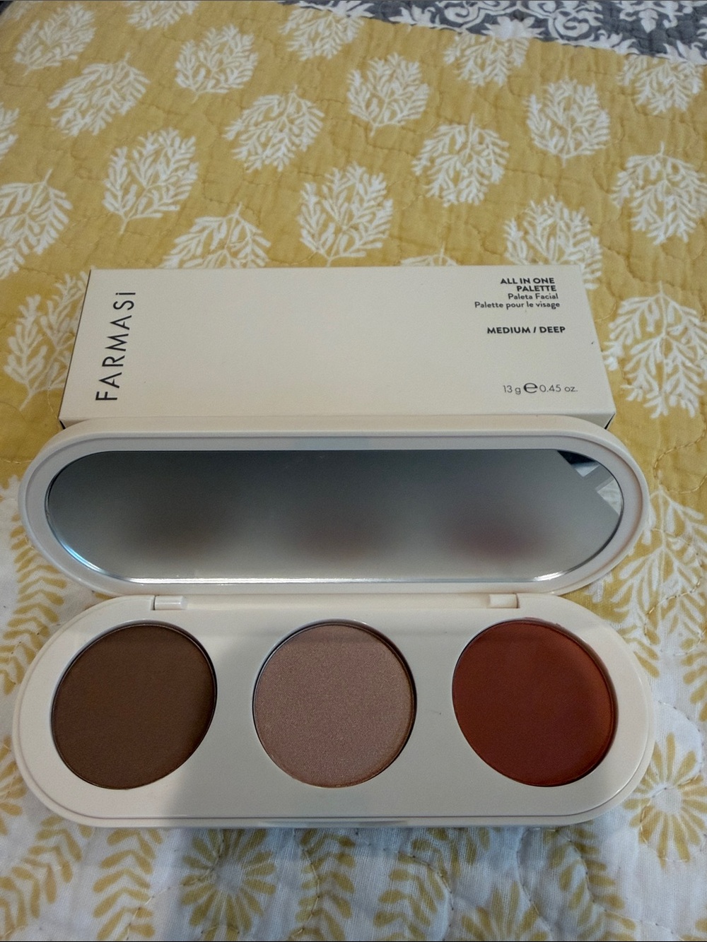 Farmasi All In One Face Palette — Brown, Taupe, Terracotta Shades